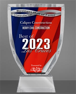 Caliper Construction, Heavy Civil Construction, Best of 2023 Las Cruces